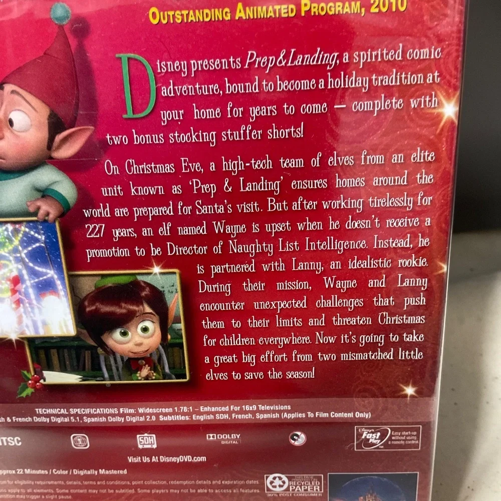 DVD - DISNEY’s Prep and Landing New factory wrapped. V112